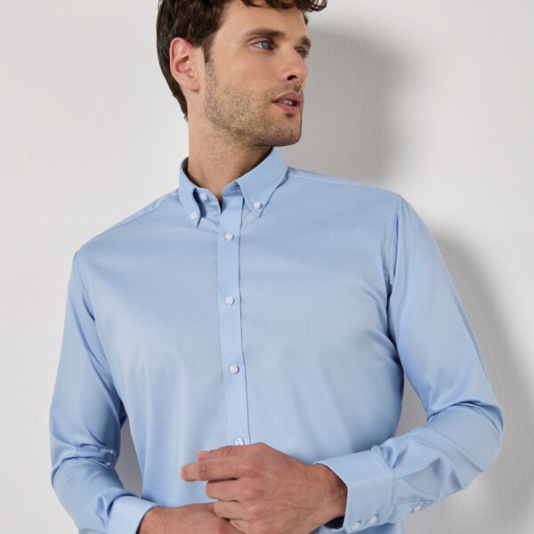 Stretch Oxford shirt long-sleeved (slim fit) Thumbnail