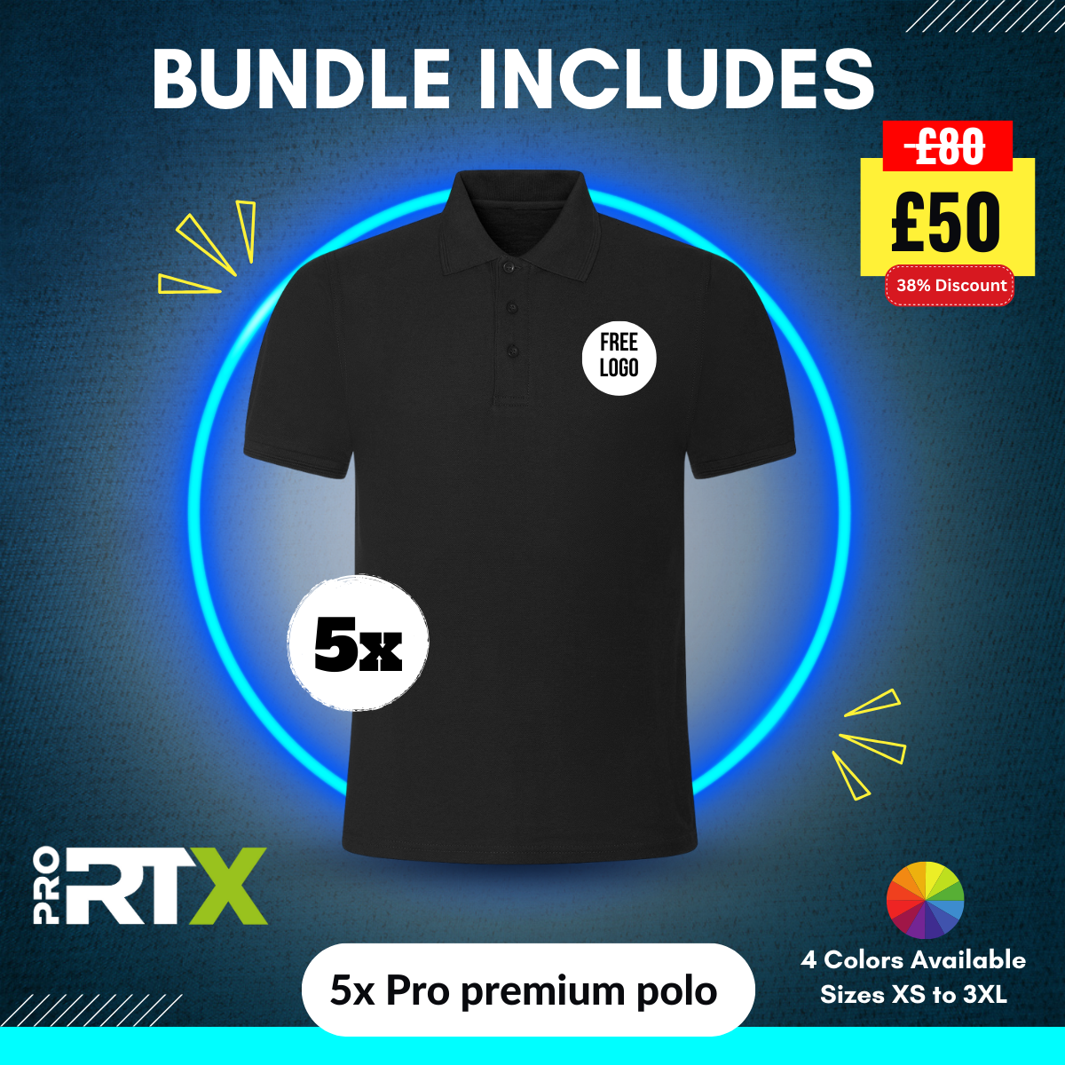 PRO RTX PREMIUM POLO ESSENTIALS