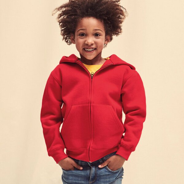 Kids premium hooded sweatshirt jacket Thumbnail