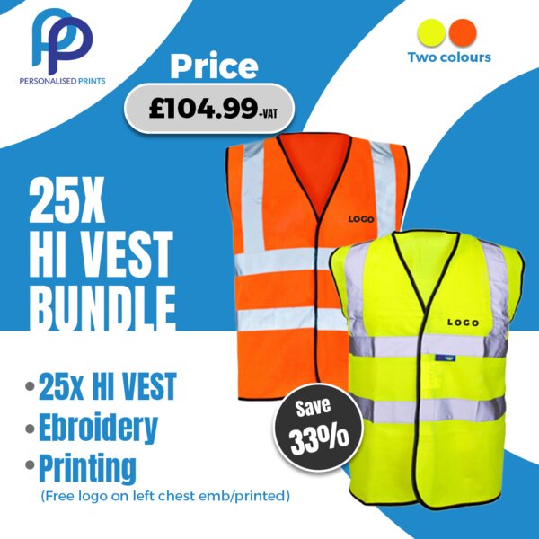 25x Hi Vis Vests Bundles Thumbnail