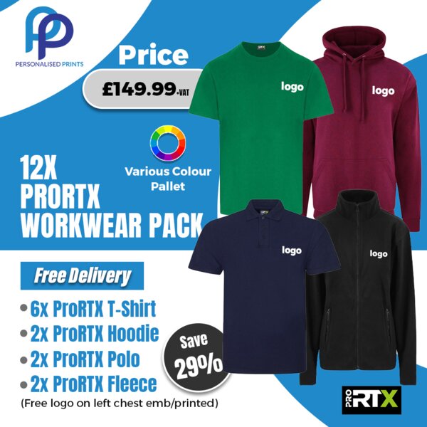 12X Embroidered ProRTX Workwear Pack Thumbnail