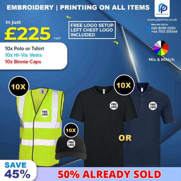  High Visibility Essentials Trio with a Free Logo Thumbnail