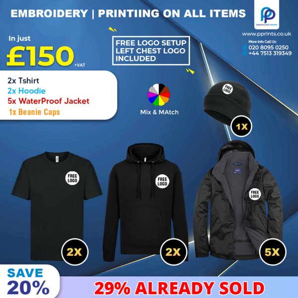 Arctic Allure Winter Workwear Package with Free Left Chest Logo, Embroidered & Printed Thumbnail