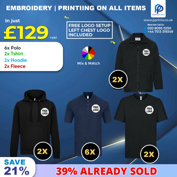 WINTER EXECUTIVE EMBRACE COLLECTION: EMBROIDERED COMFORT FUSION Thumbnail