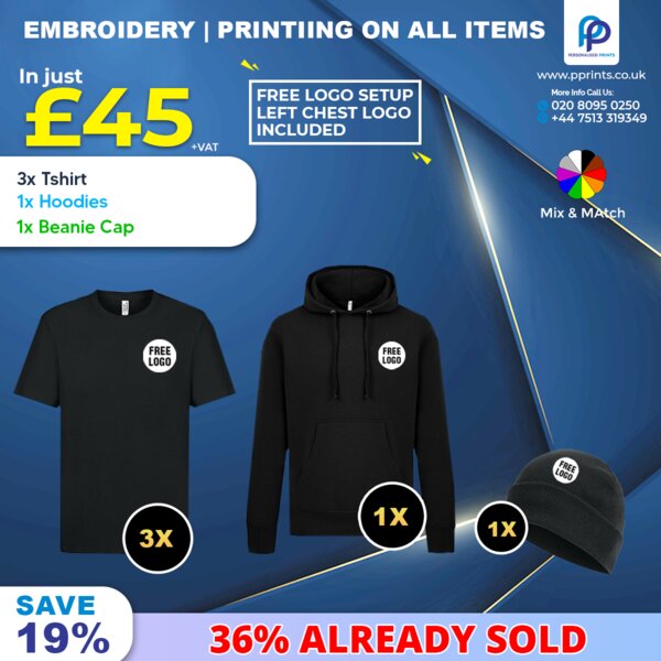 Arctic Essentials Winter Workwear Bundle with Free Left Chest Logo, Embroidered & Printed Thumbnail