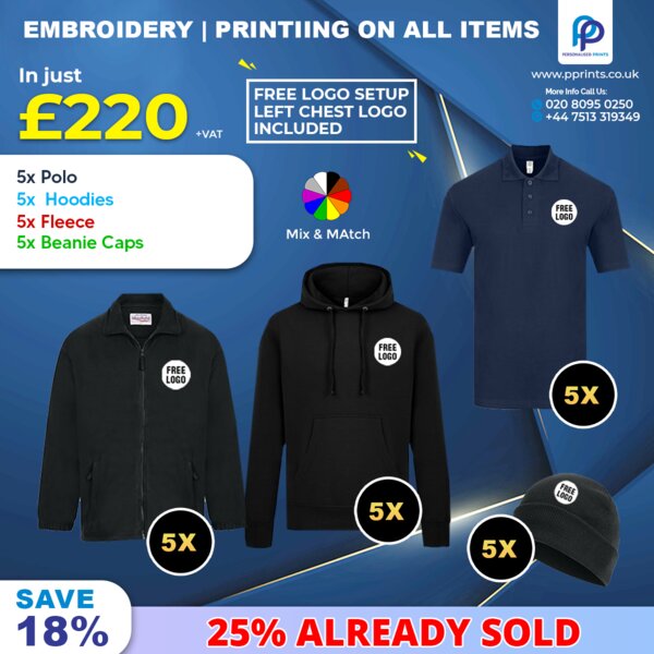 FrostFlex Executive Workwear Set  Winter Workwear Bundle with Free Left Chest Logo, Embroidered & Printed Thumbnail