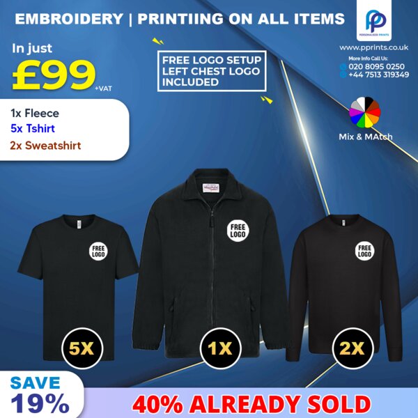 Polar Core Winter Workwear Bundle with Free Left Chest Logo, Embroidered & Printed Thumbnail