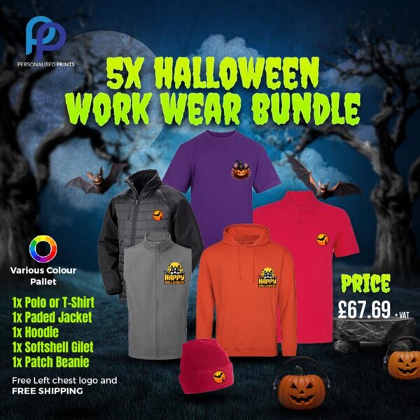 Halloween 5X Work Wear Bundle + Free Left Chest Logo Thumbnail